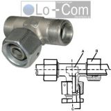 T-Verschraubung, 35 L, einstellbar, metrisch