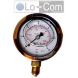 Manometer 0-060 bar, D 63 mm, Anschluss 1/4 unten